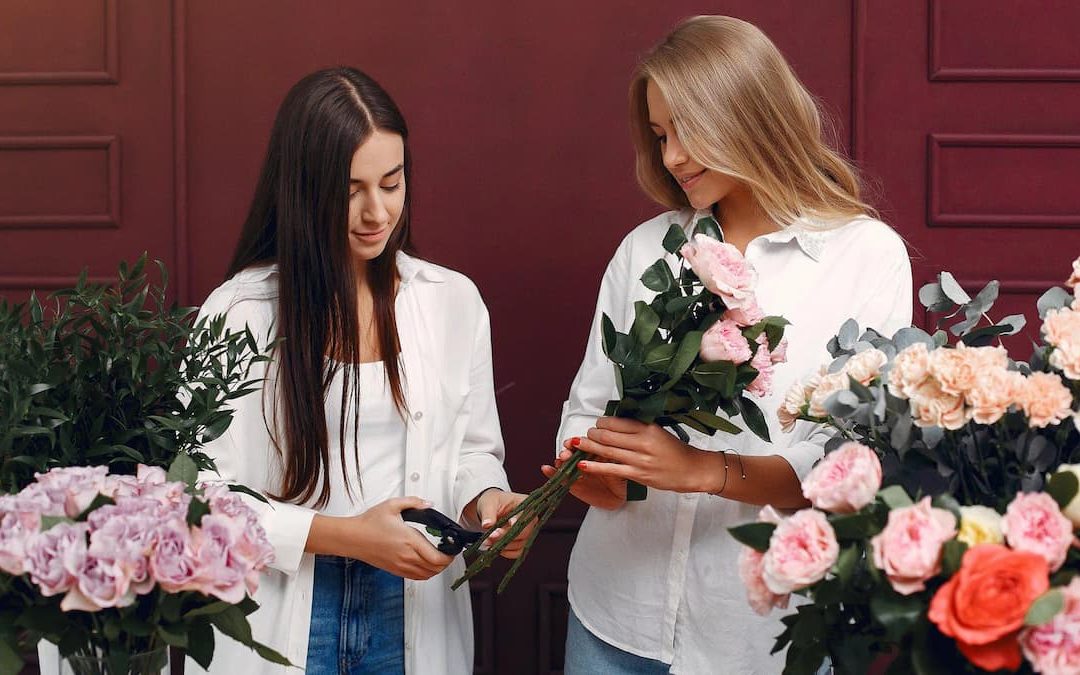 Choosing a wedding bouquet in Tbilisi