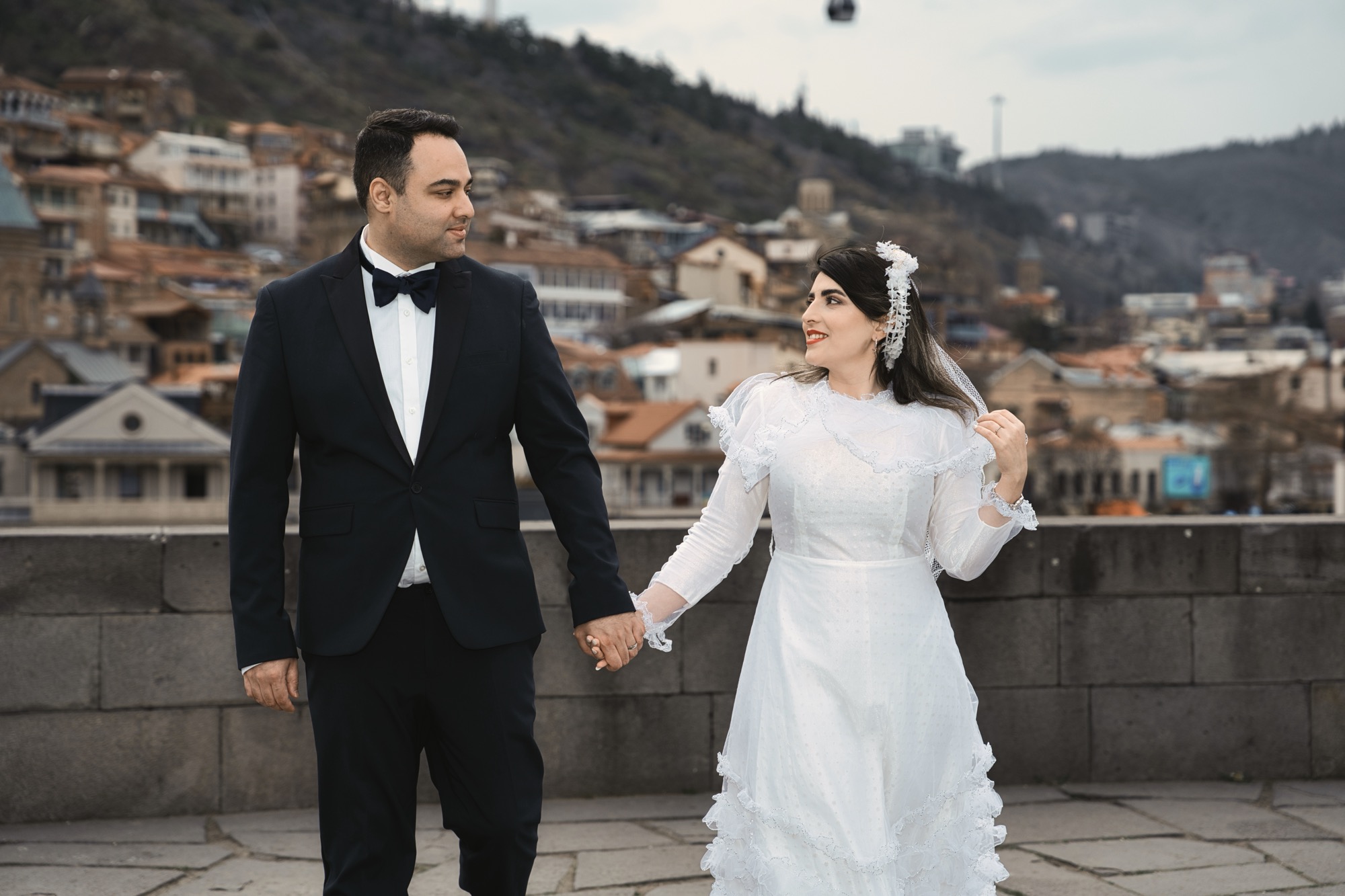 Wedding photo session in Old Tbilisi Georgia