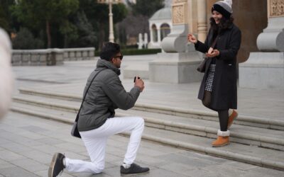 Anshu’s surprise proposal photo and video shoot in Tbilisi Georgia