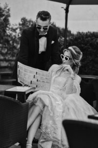 Classic black and white Wedding photograph in old Tbilisi by Artmakers Studio Classic black and white Wedding photograph in old Tbilisi by Artmakers Studio